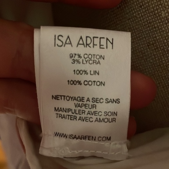 ✨ Isa Arfen Mali Baby Mini Dress – Linen Designer Statement - Picture 14 of 16